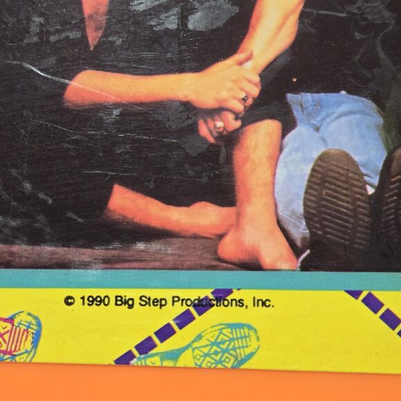 Vintage Orange New Kids On The Block Plastic Lunch Box & Thermos - Picture 2 of 13